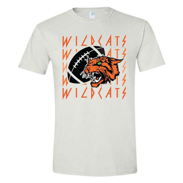 Wildcat Retro Football- Tee
